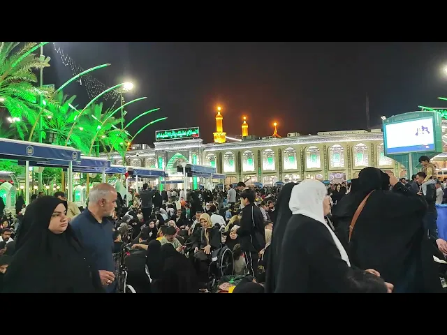 ⁣زرنا عنكم مع زوجتي الغالية ام امنه والعيال زيارة ليلة الجمعة الأخيرة من شهر رمضان