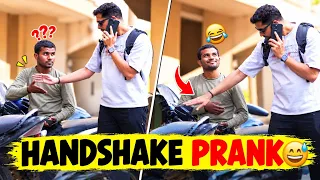 Funny Handshake Prank 😅 | Prakash Peseani |