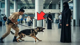 نباح كلب في مطار سعودي يكشف جريمة تهز العالم القصة الكاملة للمرأة الحامل الغامضة 