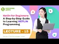 Kotlin for Beginners Null Safety and Smart Casts