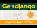Models creating for note app 03 Bookmark note on map geodjango leaflet tekson