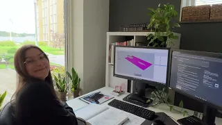 Marie Helps Me with CAD.