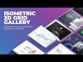 Pure CSS Animated Isometric 3D Gallery Grid