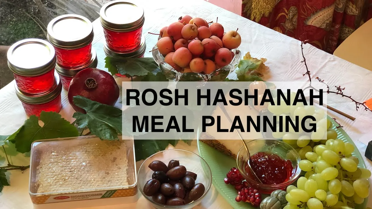 ROSH HASHANAH MEAL PLANNING 2019 - Jewish Recipes for Your Holiday Table (Rosh Hashanah 2019, Ep. 3)