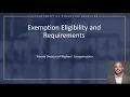 Workers Comp Exemption