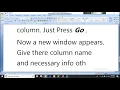 How to add a new column to existing table in phpAdmin Sql