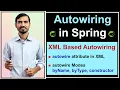 Autowiring in Spring Framework XML Based Autowiring autowire byName byType constructor