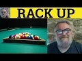 Rack Up Meaning Rack Up Examples - Define Rack Up