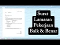 Download Lagu GAMPANG‼️ Cara Membuat Surat Lamaran Pekerjaan yang Baik \u0026 Benar.