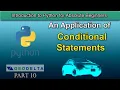 Lesson 10 - A Practical Application of Python Conditional Statements