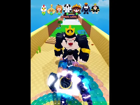 Needoh Spiral Levels VS All HUGE BOSSES π± #stealanegg #roblox #usa