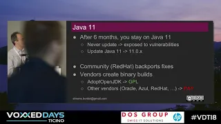 VDT18 Java 11 - What s new and why you should upgrade by Simone Bordet