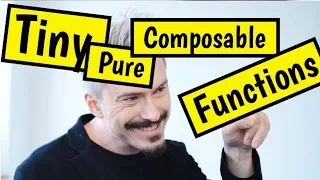 Refactoring JavaScript code into tiny pure composable functions