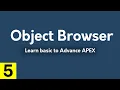 APEX Tutorial 5 Learn Object Browser Oracle APEX