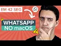 Como INSTALAR o WHATSAPP no Mac Dica de SEGURANCA 2026
