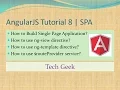 AngularJS Tutorial 8 Single Page Application