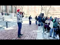 University of Michigan students protest against ICE in Ann Arbor