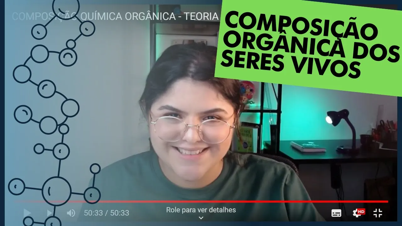 COMPOSIÇÃO QUÍMICA ORGÂNICA - TEORIA - BIOLOGIA PARA CONCURSOS PÚBLICOS - Profª Nili