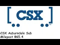CSX Auburndale Subdivision Defect Detector Milepost 865 4