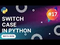 Switch Case in Python Python for Beginners
