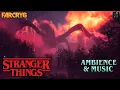 Stranger Things Ambience 4K In Sight of the Mind Flayer 2 HRs w original score Seasons 1 2