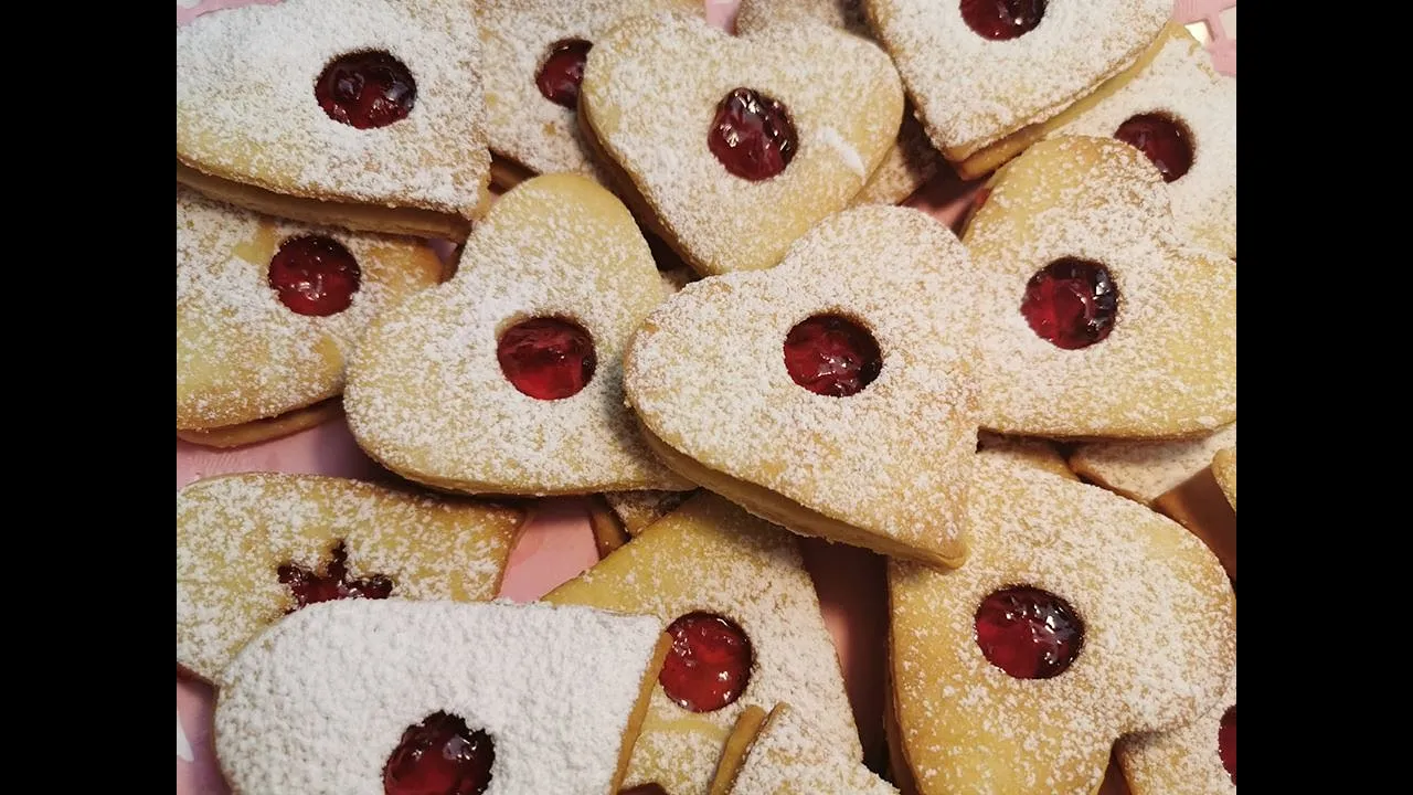 Linzer Plätzchen mit Marmelade / Spitzbuben backen / Best Linzer Cookies Recipe / Lecker im Landhaus. 