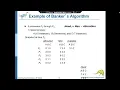 OS Deadlocks Banker s Algorithm part 3