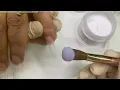 Acrylic nails Purple Color Nail Art Nails Tutorial