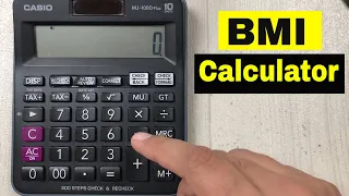How to Calculate BMI Body Mass Index on simple Calculator