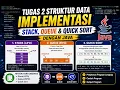 TUGAS 2 STRUKTUR DATA Implementasi Stack Queue Quick Sort Dengan Java
