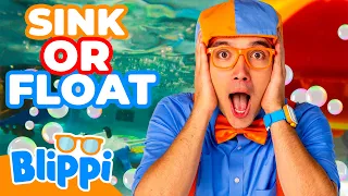 Blippi's Sink or Float Song 💦 Songs for Kids | Blippi Songs
