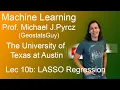 10b Machine Learning LASSO Regression