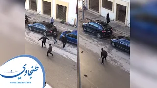طنجة عراك بالسيوف يرعب الساكنة 