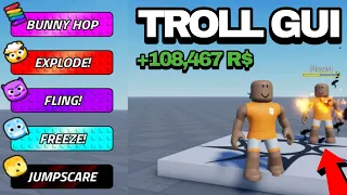 UNCOPYLCOKED ROBLOX TROLL GUI TUTORIAL
