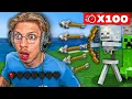 Minecraft BUT the game is 100 times FASTER it s impossible lol