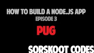 How to build a node js app -