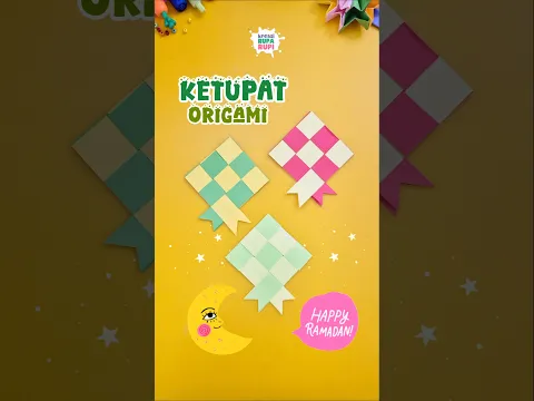 🕌 Hiasan KETUPAT origami yang mudah