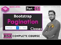 How to create Pagination with bootstrap for beginners in hindi by smart mind