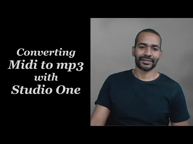 Download MP3 Converting Midi to mp3 with Studio One