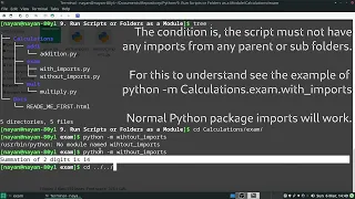 Python run module script with - m option 1