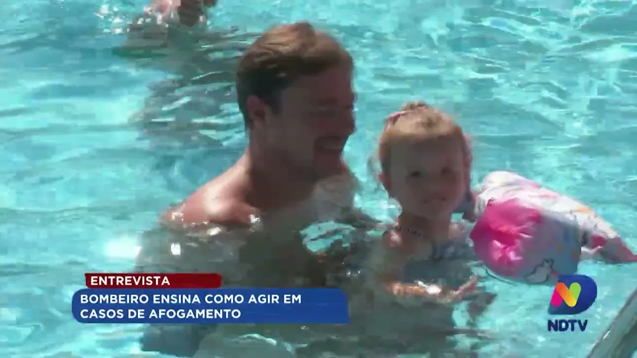 Entrevista: bombeiro ensina como agir em casos de afogamento