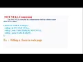 Constraints In SQL DBMS for DBMS Hostbox cse