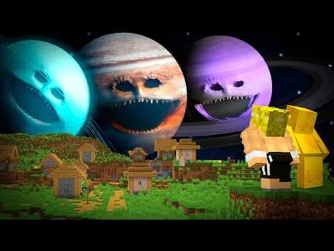 Video Thumbnail: Sobreviví al SITEMA SOLAR DEVORAMUNDOS en Minecraft...