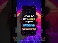 Set Any as iPhone Wallpaper