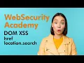 DOM XSS in HREF sink using source LOCATION SEARCH