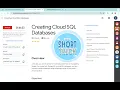 Creating Cloud SQL Databases With Explanation