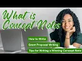 How to Write Concept Notes for Funding Proposal Winning Grant Writing Project Proposal