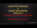 POLYGON FILLING ALGORITHM - part 1