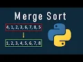 Merge Sort In Python Explained With Example And Code
