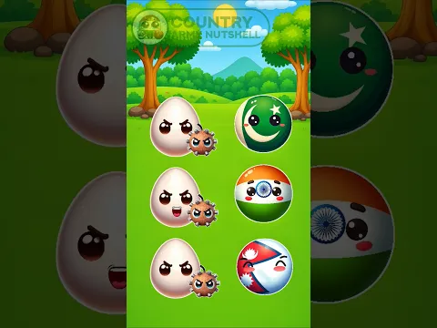 Why Did This Magical Egg Do This to India? #countryballs #countries #shortsvideo